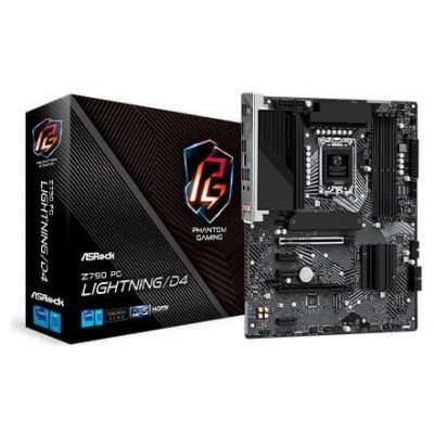 PB S1700 ASROCK Z790 PG LIGHTNING/D4 4DDR4 PCI5.0 HDMI