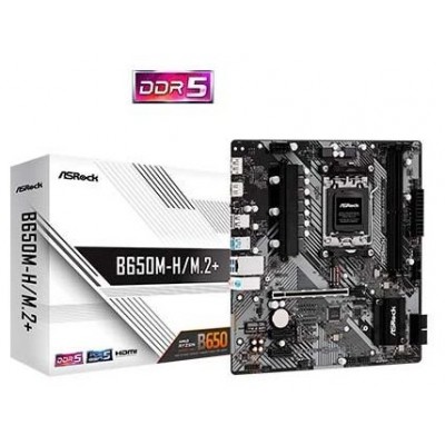 Asrock B650M-H/M.2+ AMD B650 Zócalo AM5 micro ATX (Espera 4 dias)