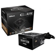 FUENTE ALIMENTACION ASROCK CL-750B,PSU,750W,80 PLUS BRONZE,120MM,ACTIVE PFC,PCI-E 5.1 (12+4pin)x1,PCI-E (6+2 pin)x4,SATA (5 pin)x4 (Espera 4 dias)