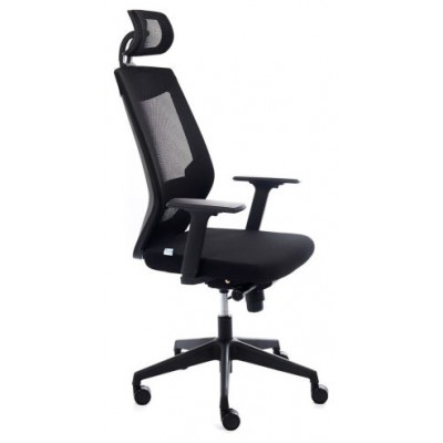 SILLA SINCRO AJUSTE LUMBAR MALLA/NEGRO ROCADA 908-4 (Espera 4 dias)