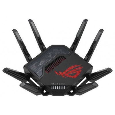 ASUS ROG Rapture GT-BE98 router inalámbrico 10 Gigabit Ethernet Quad-band (2.4 GHz / 5 GHz-1 / 5 GHz-2 / 6 GHz) Negro (Espera 4 dias)