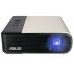 ASUS ZenBeam E2 videoproyector Proyector de alcance estándar 300 lúmenes ANSI DLP WVGA (854x480) Negro, Oro (Espera 4 dias)