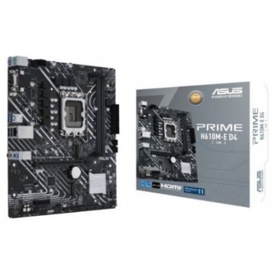 PLACA BASE ASUS PRIME H610M-E D4-CSM LGA 1700 MICRO ATX· (Espera 4 dias)