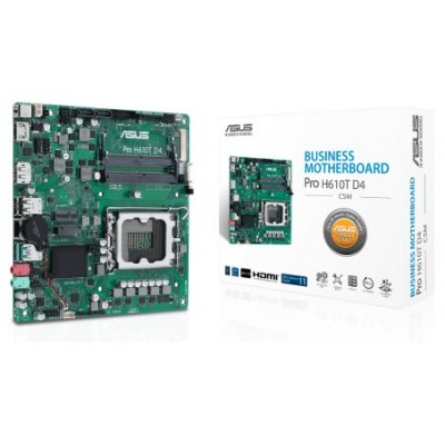 ASUS Pro H610T D4-CSM Intel H610 LGA 1700 mini ITX (Espera 4 dias)