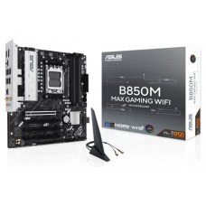 ASUS B850M MAX GAMING WIFI AMD B850 Zócalo AM5 micro ATX (Espera 4 dias)