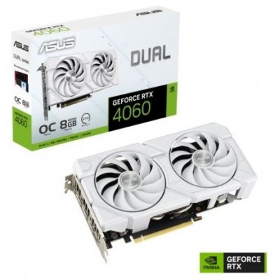 VGA ASUS DUAL-RTX4060-O8GEVO-WHITE OC EDITION 8GB