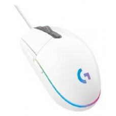 LOGITECH  RATON G203 LIGHTSYNC BLANCO GAMING 8.000 DPI 6 BOTONES