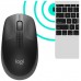 Logitech - Raton optico M190 - Inalambrico - Negro