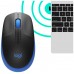 RATON LOGITECH INALAMBRICO M190 USB AZUL 910-005907