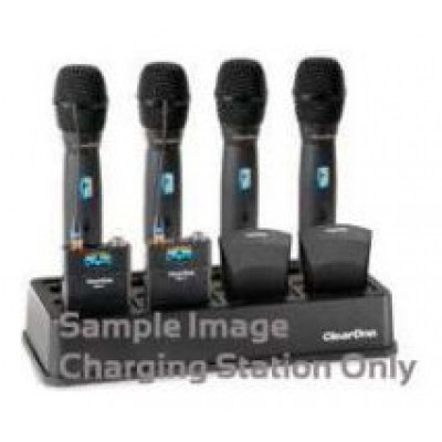 CLEARONE 4-BAY DOCKING (CHARGING) STATION FOR RECHARGING TRANSMITTERS (910-6000-400) (Espera 4 dias)