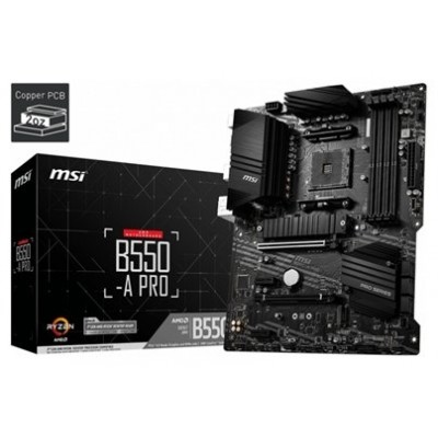 PLACA BASE MSI B550-A PRO AM4 ATX 4XDDR4