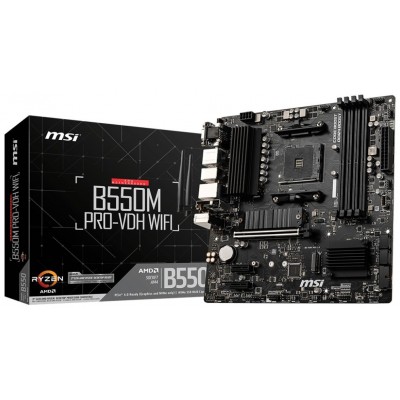 MSI Placa Base B550M PRO-VDH WIFI mATX AM4