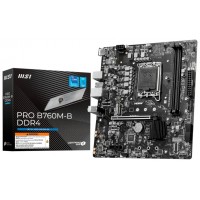PLACA MSI PRO B760M-B DDR4,INTEL,1700,B760,2DDR4,128GB,HDMI,4SATA+1M.2,4USB3.2,GBLAN,MATX (Espera 4 dias)