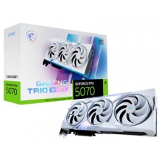 MSI GAMING GeForce RTX 5070 12G TRIO OC WHITE NVIDIA 12 GB GDDR7 (Espera 4 dias)
