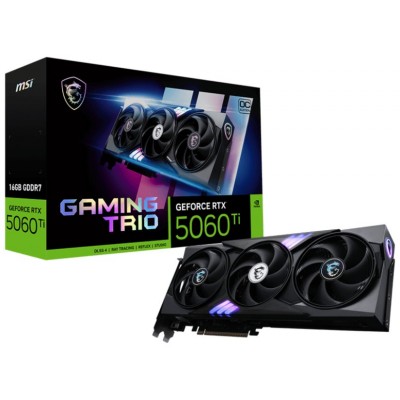 TARJETA GRAFICA MSI RTX 5060 TI 16G GAMING TRIO OC