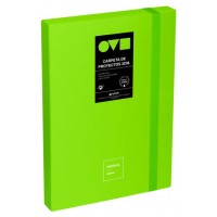 CAJA DE PROYECTOS 3CM EN POLYFOAM UNEQUAL MINIMAL VERDE GRAFOPLAS 91271021 (Espera 4 dias)