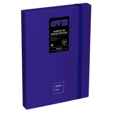 CAJA DE PROYECTOS 3CM EN POLYFOAM UNEQUAL MINIMAL AZUL GRAFOPLAS 91271030 (Espera 4 dias)