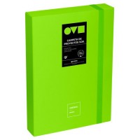 CAJA DE PROYECTOS 5CM EN POLYFOAM UNEQUAL MINIMAL VERDE GRAFOPLAS 91271221 (Espera 4 dias)