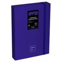 CAJA DE PROYECTOS 5CM EN POLYFOAM UNEQUAL MINIMAL AZUL GRAFOPLAS 91271230 (Espera 4 dias)