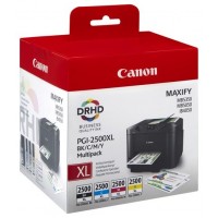 MULTIPACK 4 CARTUCHOS CANON TINTA PGI-2500 XL BK/C/M/Y (Espera 4 dias)