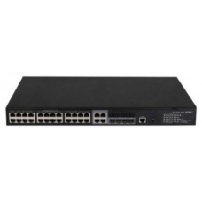 H3C S5130S-28S-PWR-EI L2 Ethernet Switch with 24*10/100/1000BASE-T PoE+ Ports(AC 185W) and 4*1G/10G BASE-X SFP Plus Ports,(AC) (Espera 4 dias)
