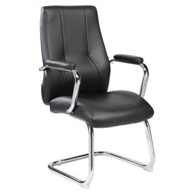 SILLA CONFIDENTE IMITACIÓN PIEL NEGRO ROCADA 985V22 (Espera 4 dias)