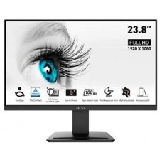 MSI MONITOR PRO MP2412. 23.8” (60CM). PLANO. VA. 1920X1080 (FHD). 100HZ. NEGRO (Espera 4 dias)