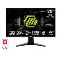 MSI MONITOR MAG 255XF. 24.5" IPS PLANO. 1920X1080 . 300HZ. NEGRO (Espera 4 dias)