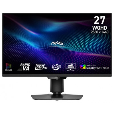 MSI MAG 274QPF X30MV pantalla para PC 68,6 cm (27") 2560 x 1440 Pixeles Wide Quad HD LCD Negro (Espera 4 dias)