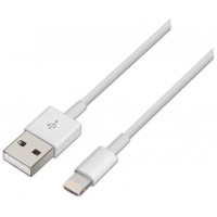 AISENS - CABLE LIGHTNING A USB 2.0, LIGHTNING/M-USB A/M, BLANCO, 2.0M