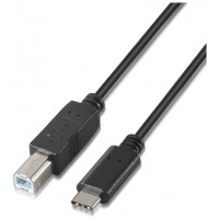 Aisens Cable USB 2.0 3A C/M-B/M Negro 1.0M