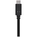 CABLE USB 3.1 GEN2 10GBPS 3A TIPO USB-CM-AM NEGRO 0.5M