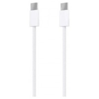 AISENS - CABLE USB 2.0 3A 60W APPLE, TIPO USB-C/M-USB-C/M, BLANCO, 2.0M