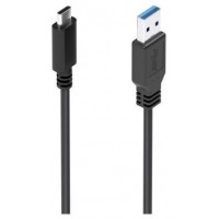 CABLE USB 3.1 GEN2 10GBPS 3A TIPO USB-C M-A M NEGRO