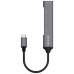 HUB USB 3.1 USB-C USB-CM-4xTIPO AH GRIS 10CM AISENS