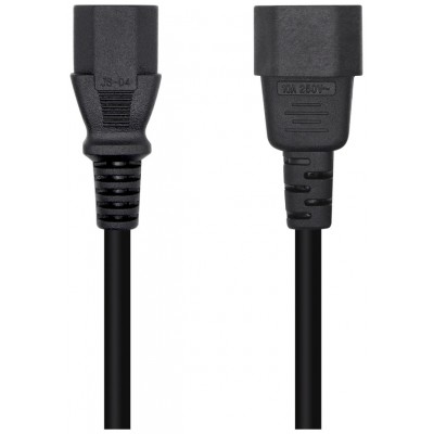 CABLE ALIMENTACION CPU C13H-C14M NEGRO 3.0M AISENS