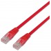 AISENS - CABLE DE RED LATIGUILLO RJ45 CAT.5E UTP AWG24, ROJO, 0.5M