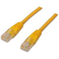 AISENS - CABLE DE RED LATIGUILLO RJ45 CAT.6 UTP AWG24, AMARILLO, 1.0M