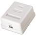 ROSETA DE SUPERFICIE RJ45 CAT.6 UTP 1 TOMA BLANCO