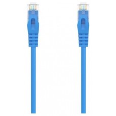 AISENS - CABLE DE RED LATIGUILLO RJ45 LSZH CAT.6A 500 MHZ UTP AWG24, AZUL, 25CM