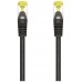 AISENS - CABLE DE RED LATIGUILLO RJ45 LSZH CAT.7 600 MHZ S/FTP PIMF AWG26, NEGRO, 0.5M