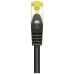 CABLE RED LATIGUILLO RJ45 LSZH CAT.7 SFTP AWG26 NEGRO