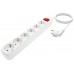 REGLETA 6 SALIDAS AISENS C/INTERRUPTOR CON CABLE