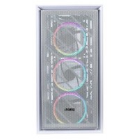 ATX CASE DANUBE KAMP WHITE ARGB-TEMPERED GLASS- 1xUSB