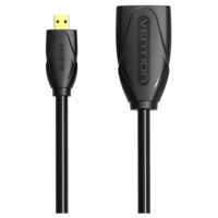 CABLE ALARGADOR MICROHDMI 4K M-H 1 M NEGRO VENTION (Espera 4 dias)