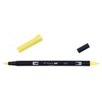 ROTULADOR DOBLE PUNTA PINCEL COLOR PALE YELLOW TOMBOW ABT-062 (Espera 4 dias)