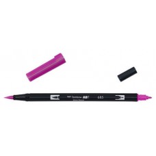 ROTULADOR DOBLE PUNTA PINCEL DUAL BRUSH-685 - COLOR DEEP MAGENTA. TOMBOW ABT-685 (Espera 4 dias)