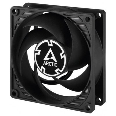 VENTILADOR 8CM ARCTIC P8 PWM PST NEGRO (Espera 4 dias)