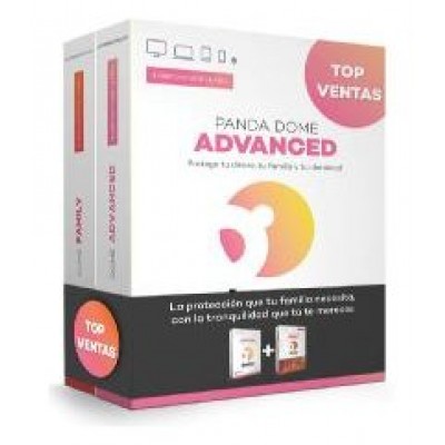 SOFTWARE ANTIVIRUS PANDA  DOME ADVANCED  2 LICENCIAS +