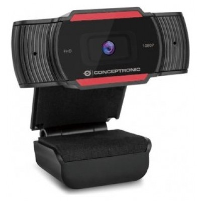 WEBCAM FHD CONCEPTRONIC AMDIS04 1080P USB FOCO FIJO 